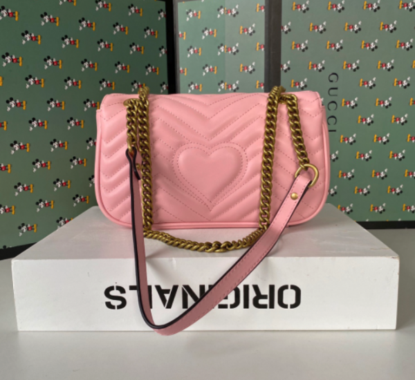 Bolsa Gucci GG Marmont "Pastel Pink"